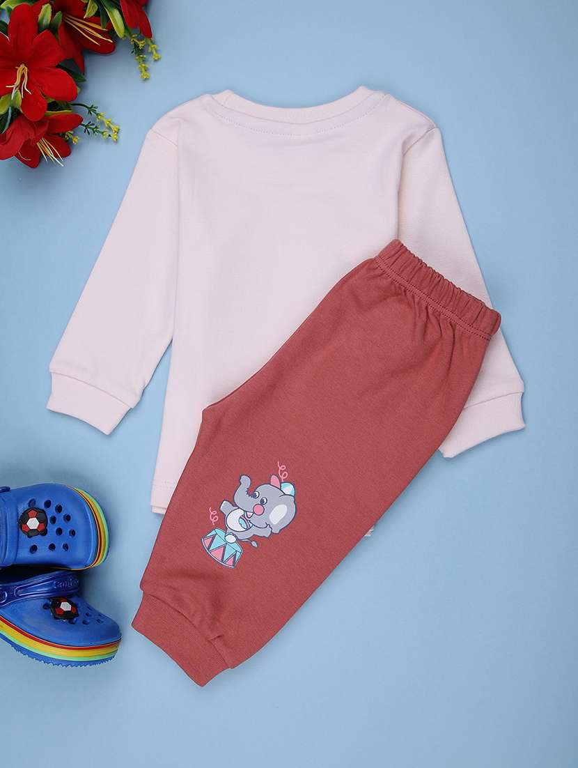 boys printed t-shirt & jogger casual wear set - 21983560 -  Standard Image - 1