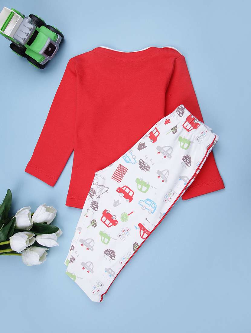 boys printed long sleeve full length set - 21983563 -  Standard Image - 1