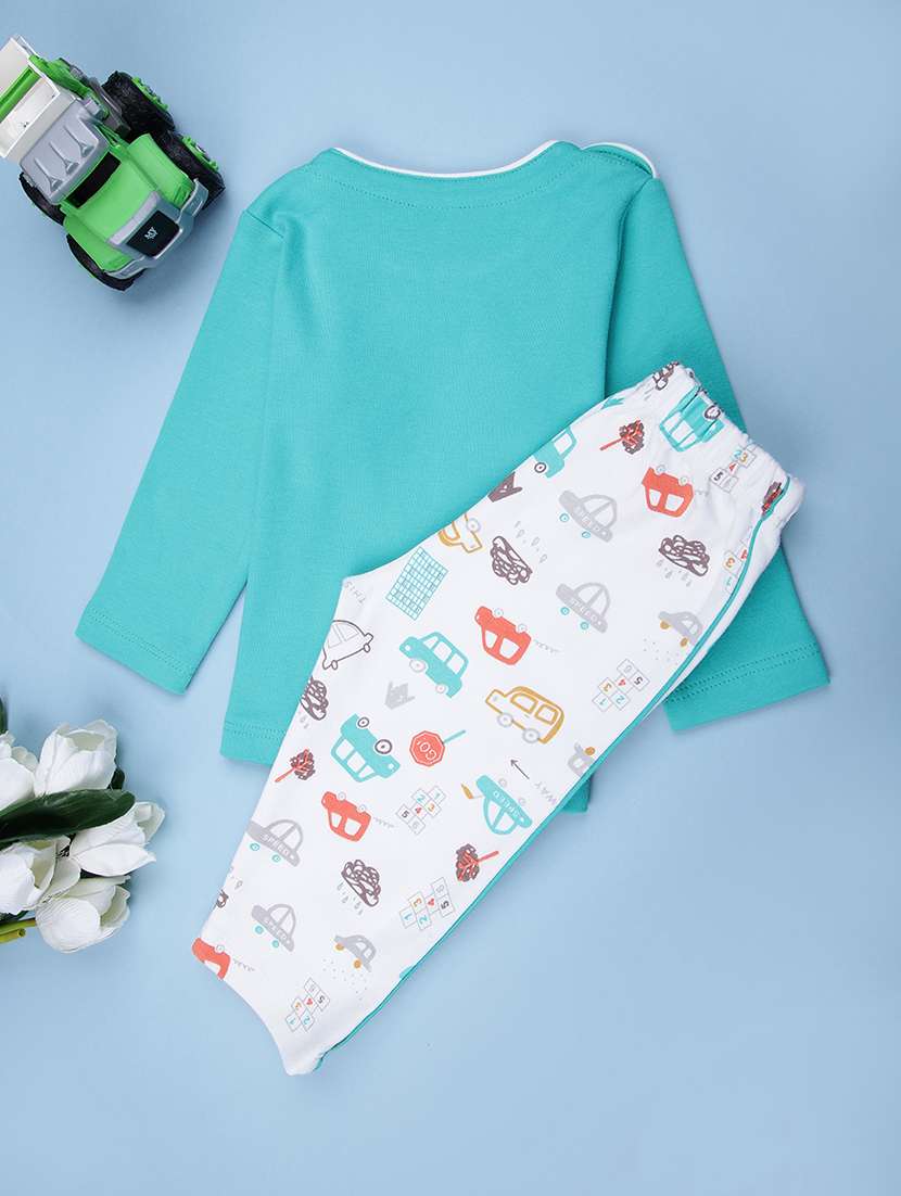 boys printed long sleeve full length set - 21983567 -  Standard Image - 1