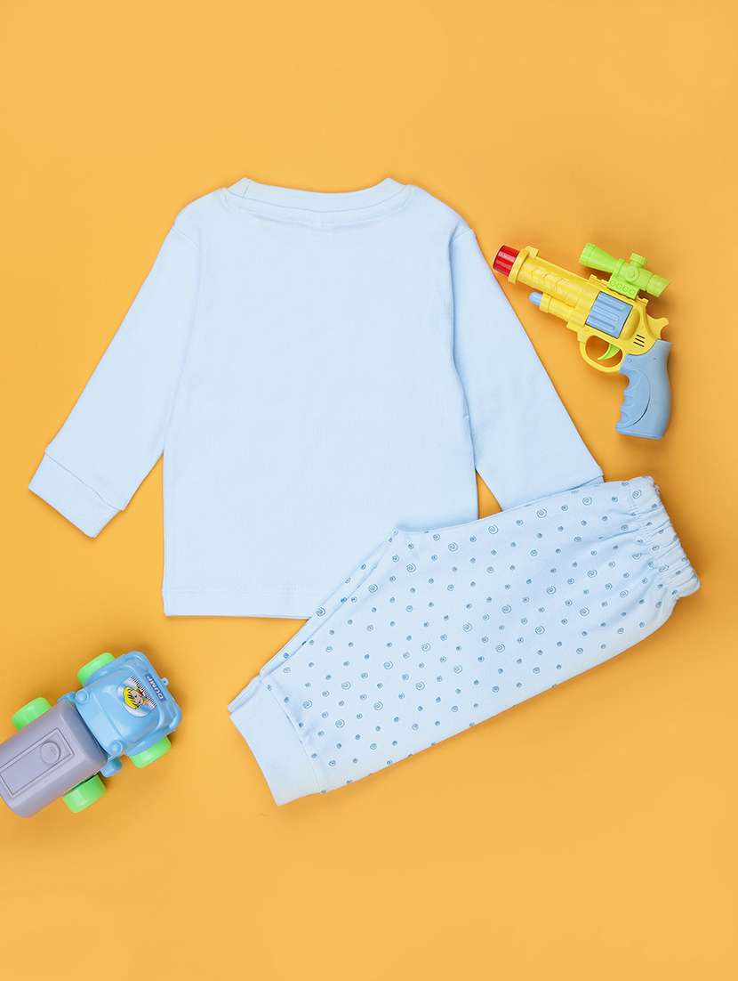 kids printed t-shirt and pajama co-ord set - 21983569 -  Standard Image - 1