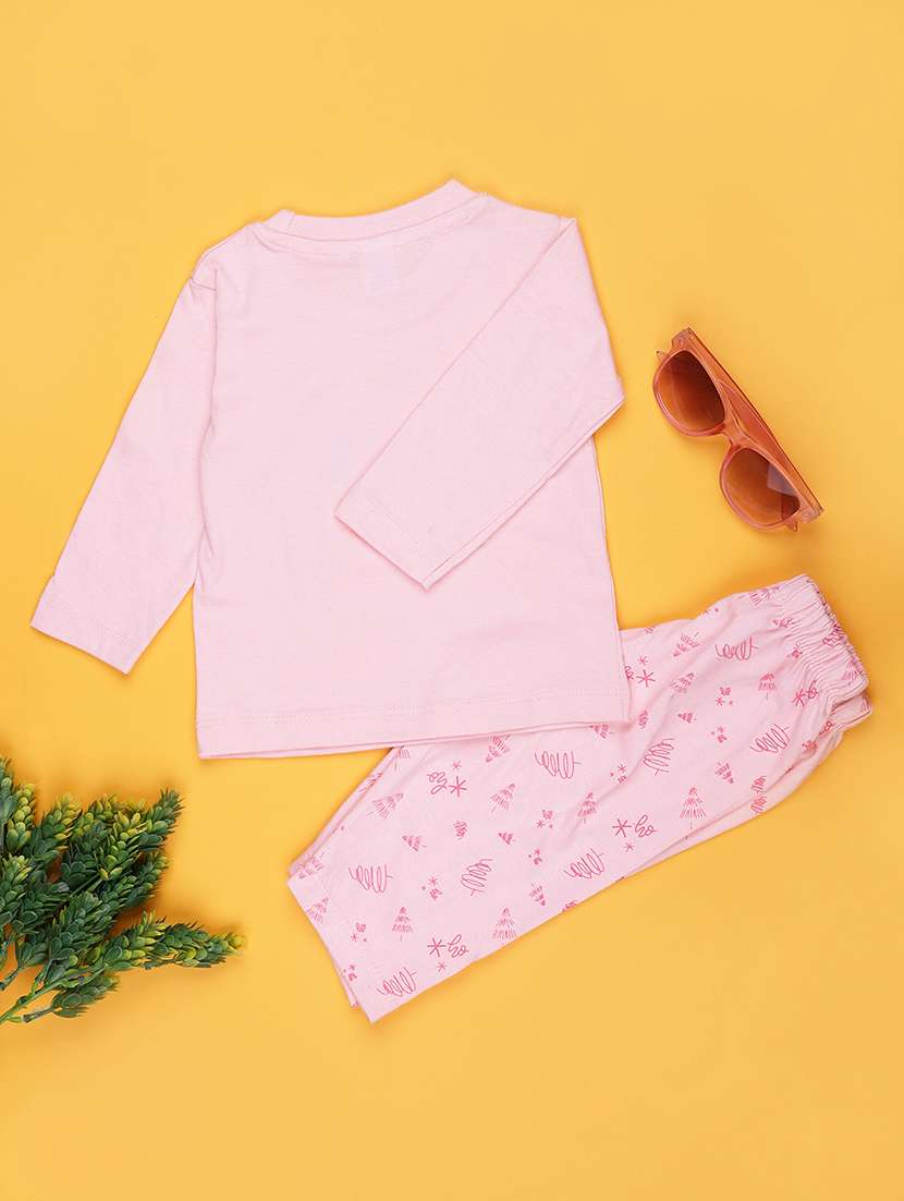 kids printed t-shirt and pajama co-ord set - 21983572 -  Standard Image - 1