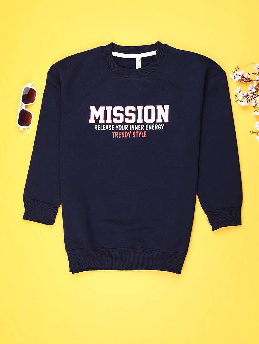 boys printed long sleeve sweatshirt - 21983582 -  Standard Image - 1