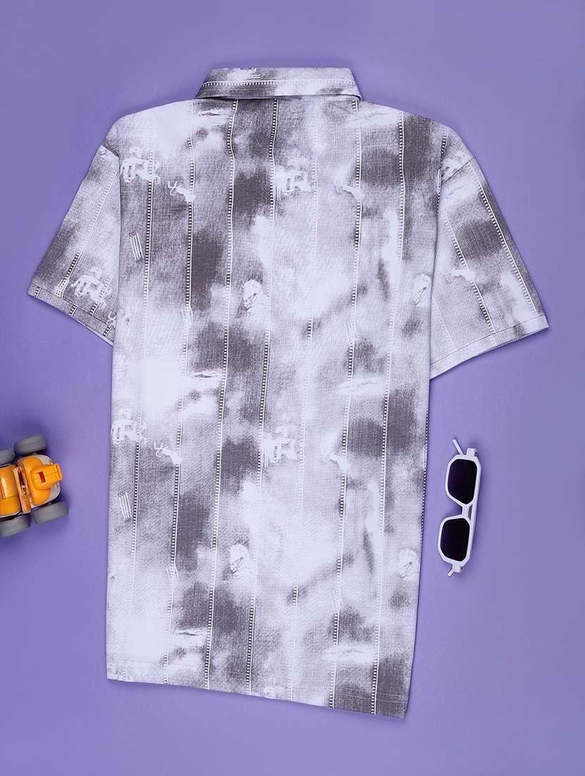 boys printed short sleeve polo t-shirt - 21983754 -  Standard Image - 1