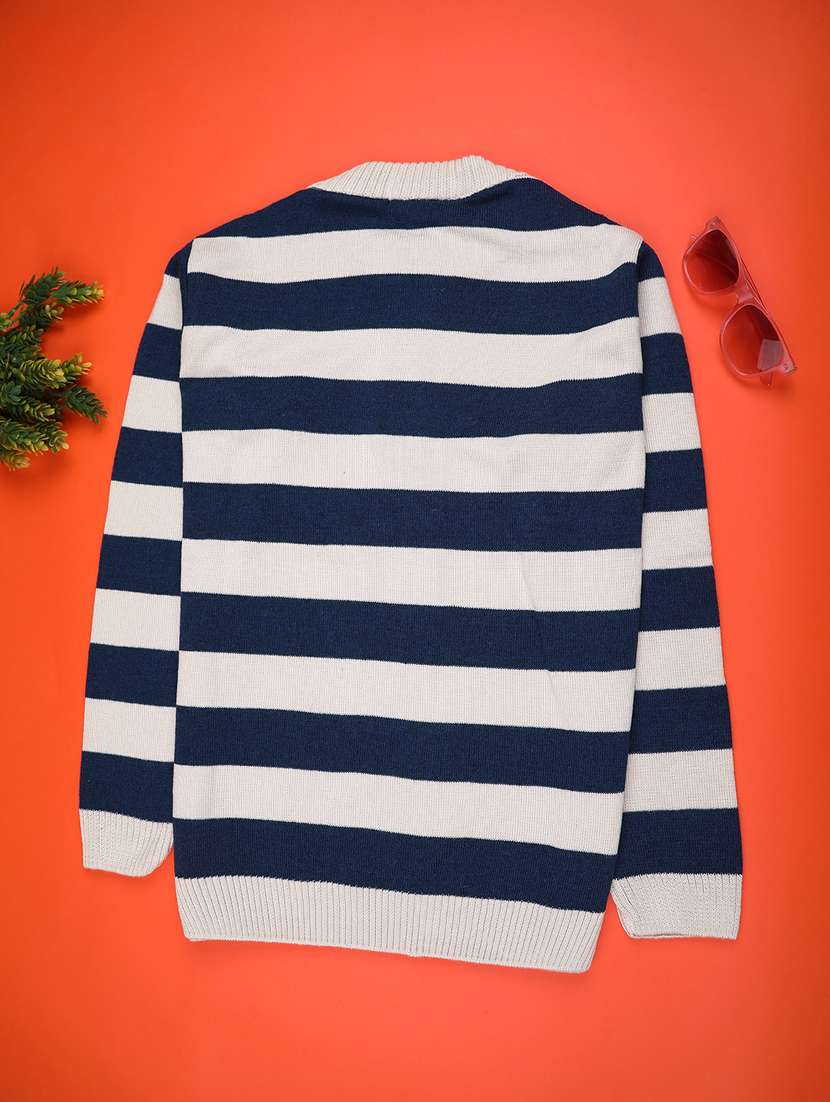 boys striped long sleeve sweater - 21983810 -  Standard Image - 1