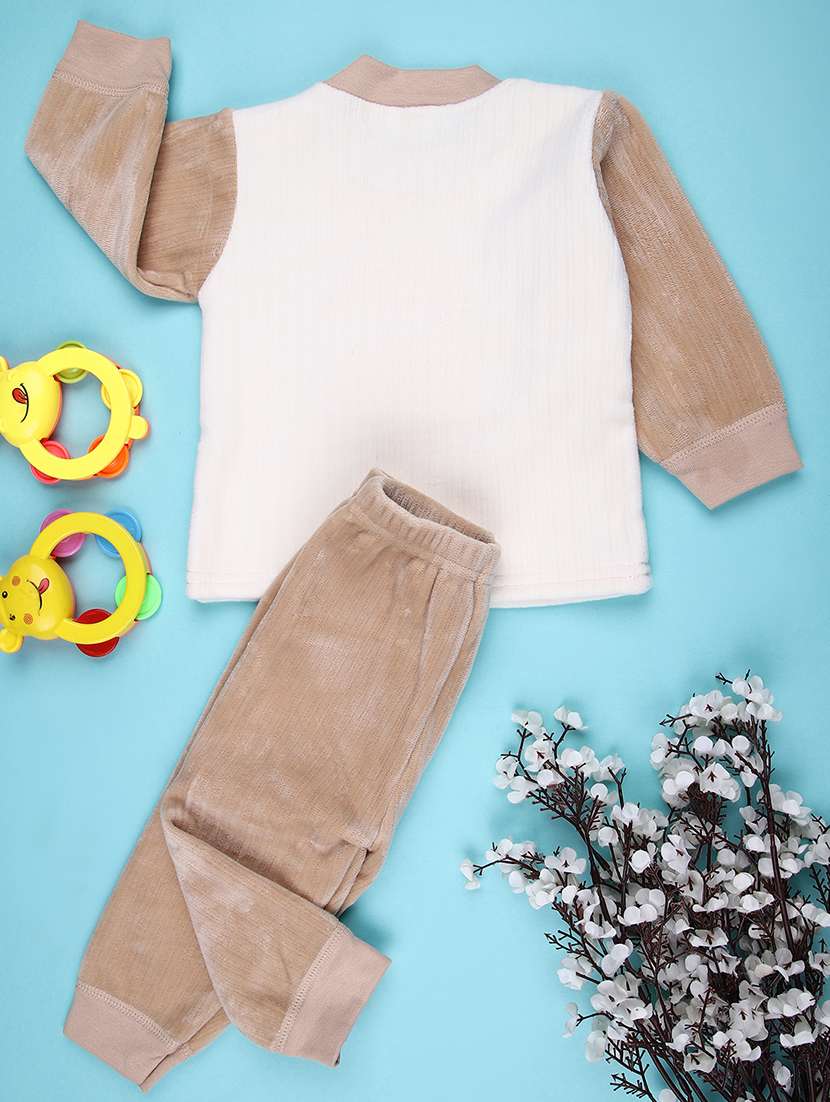 boys printed long sleeve winterwear full length  sets - 21983841 -  Standard Image - 1