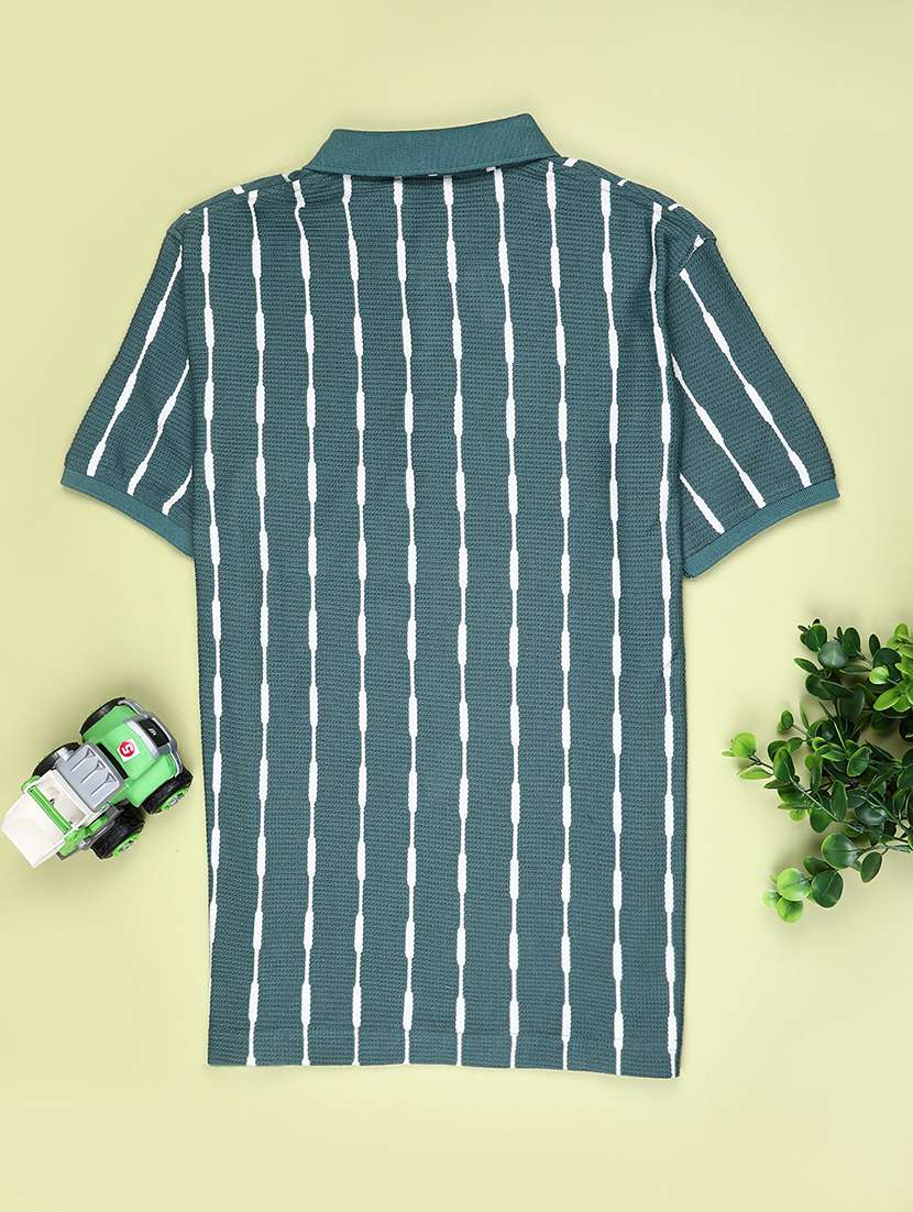 boys printed short sleeve polo t-shirt - 21983869 - Standard Image - 1