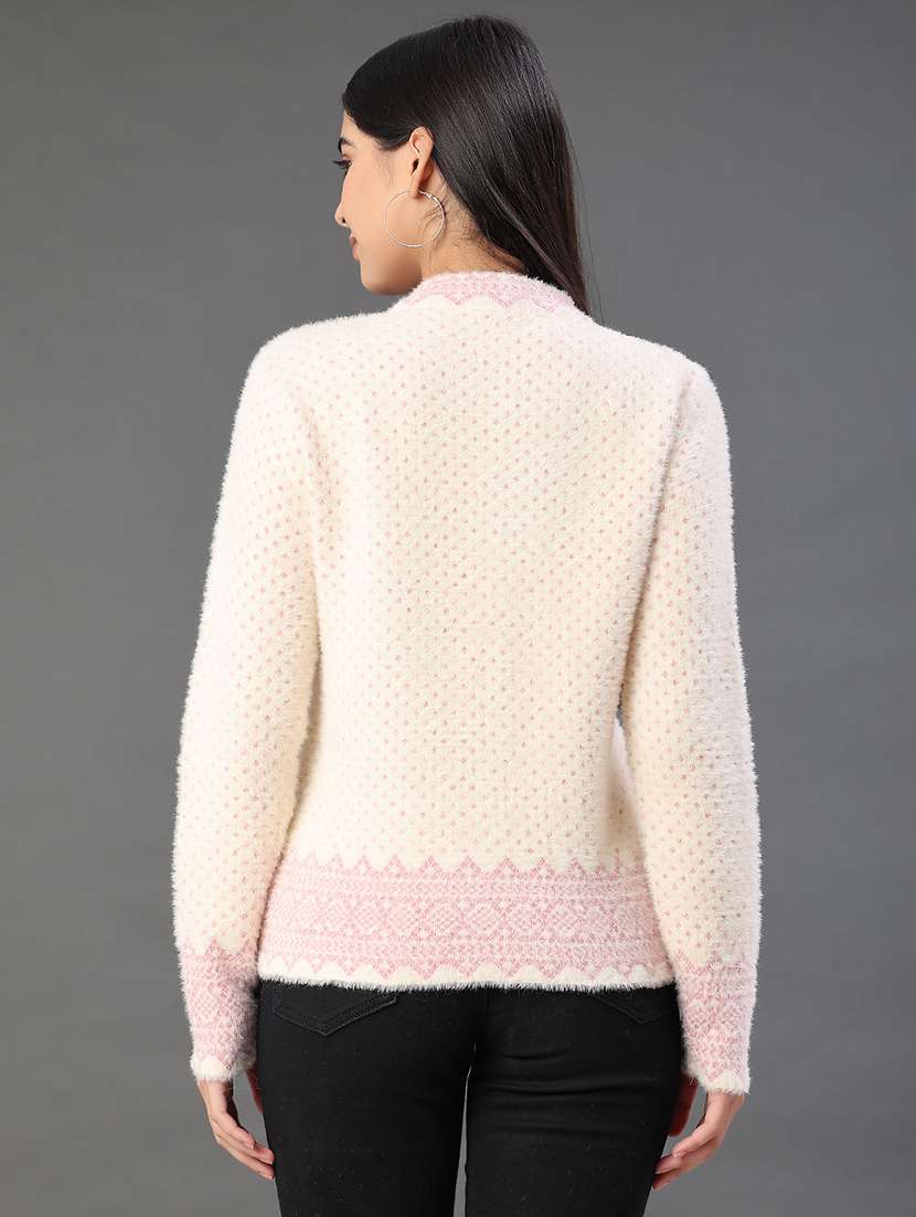 women self designed long sleeve cardigan - 21983917 -  Standard Image - 4