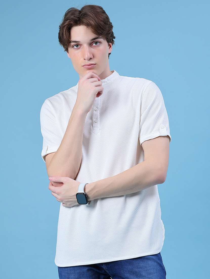 men self design short sleeve regular fit t-shirt - 21983923 -  Standard Image - 1