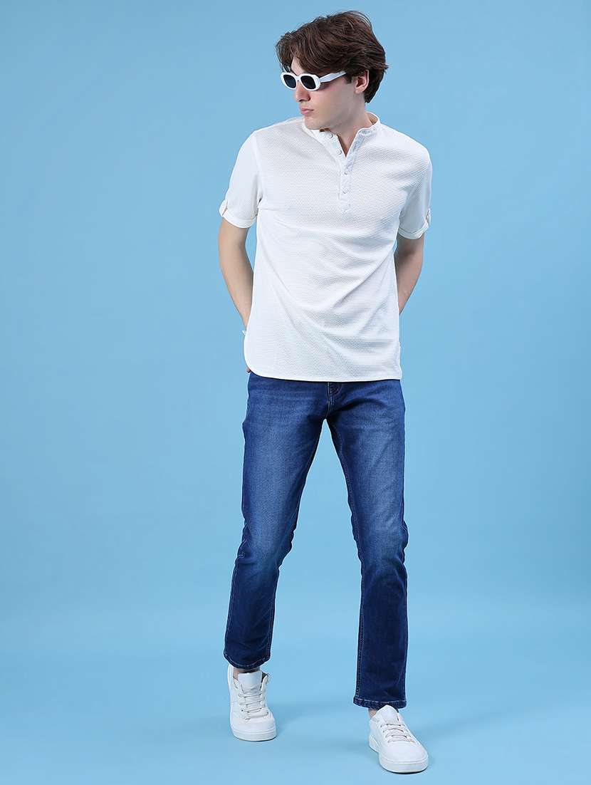 men self design short sleeve regular fit t-shirt - 21983923 -  Standard Image - 4