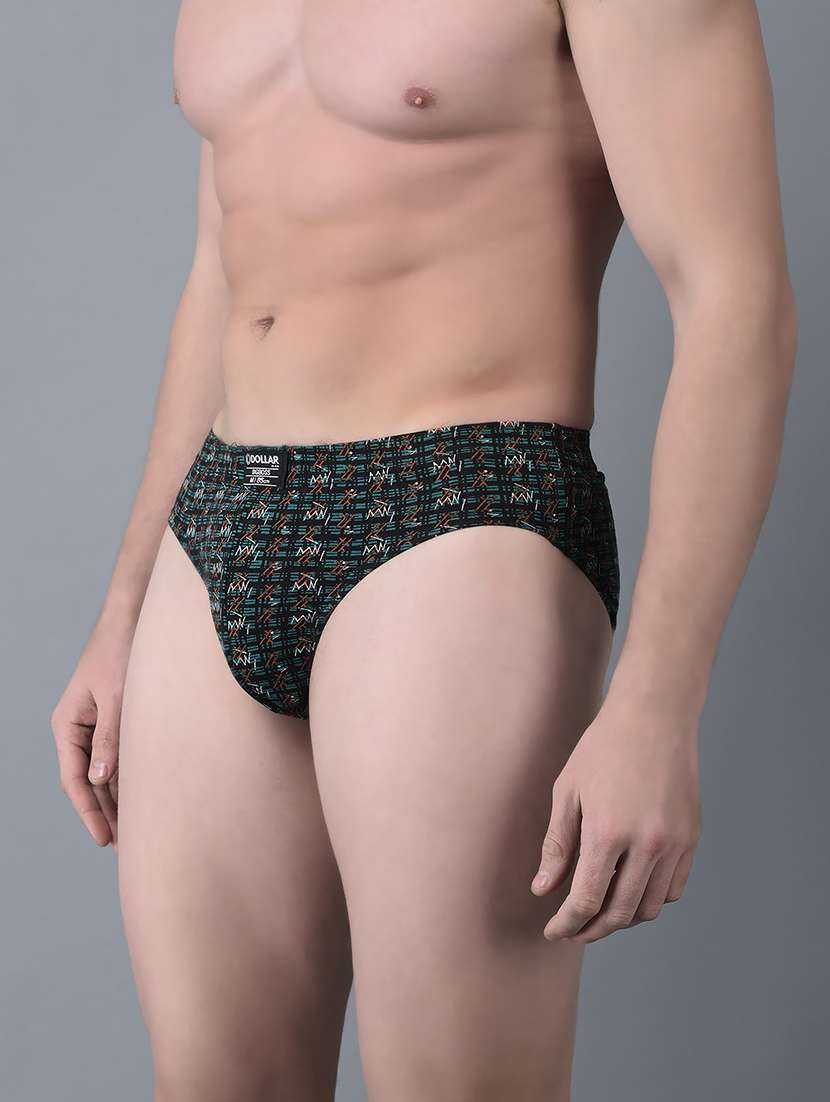men pack of 2 printed multi colored briefs - 21983963 -  Standard Image - 1