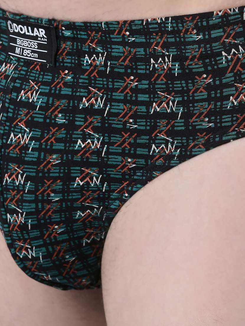 men pack of 2 printed multi colored briefs - 21983963 -  Standard Image - 4