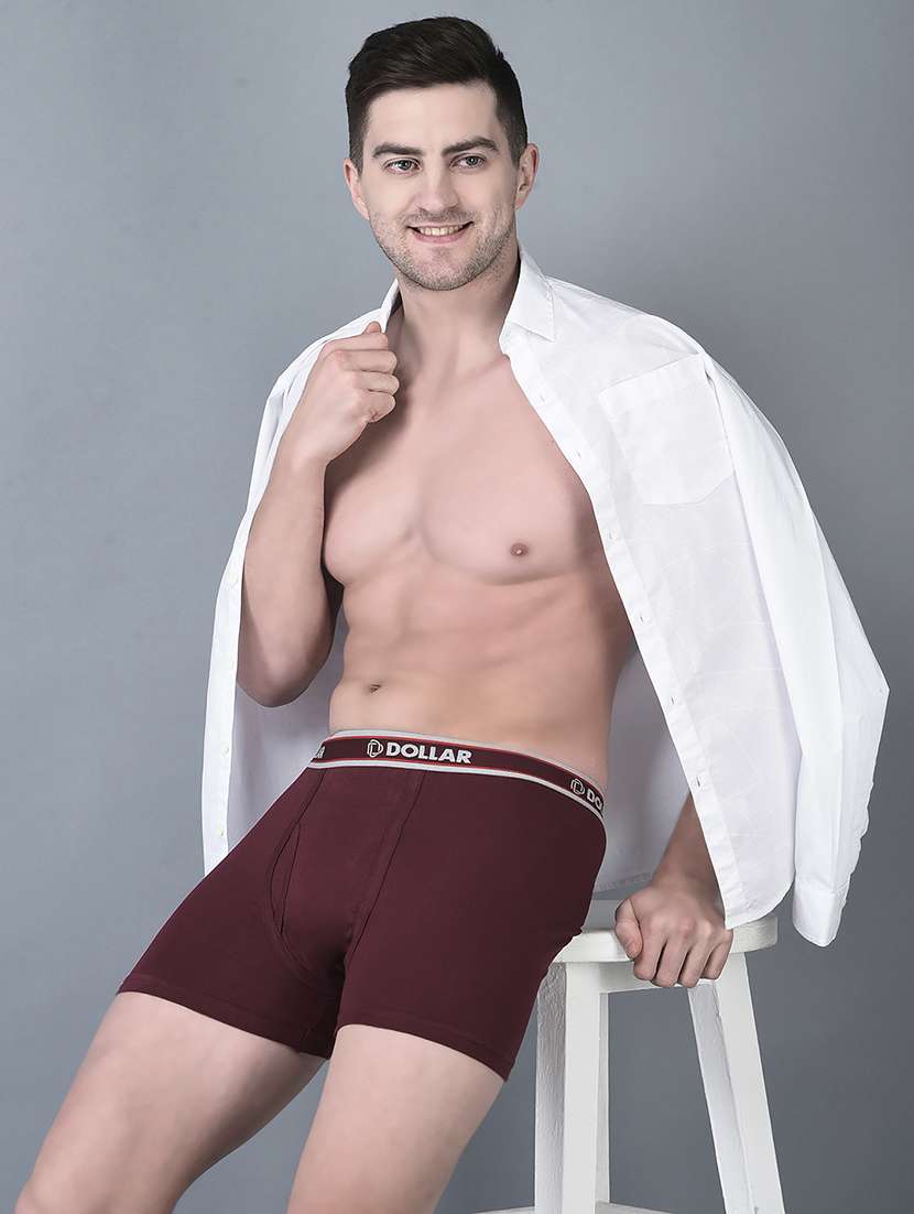 men pack of 2 solid trunk brief - 21983990 -  Standard Image - 1