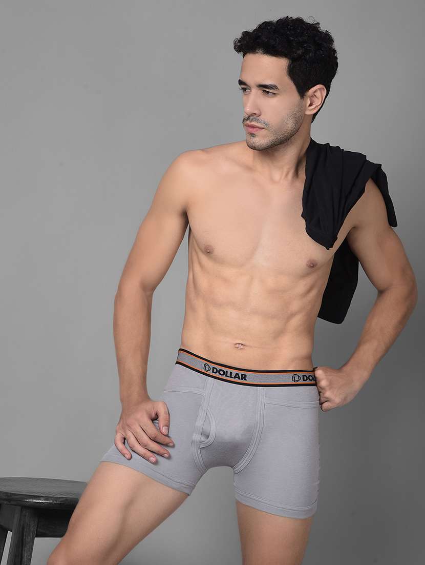 men pack of 2 solid trunk brief - 21984005 -  Standard Image - 1