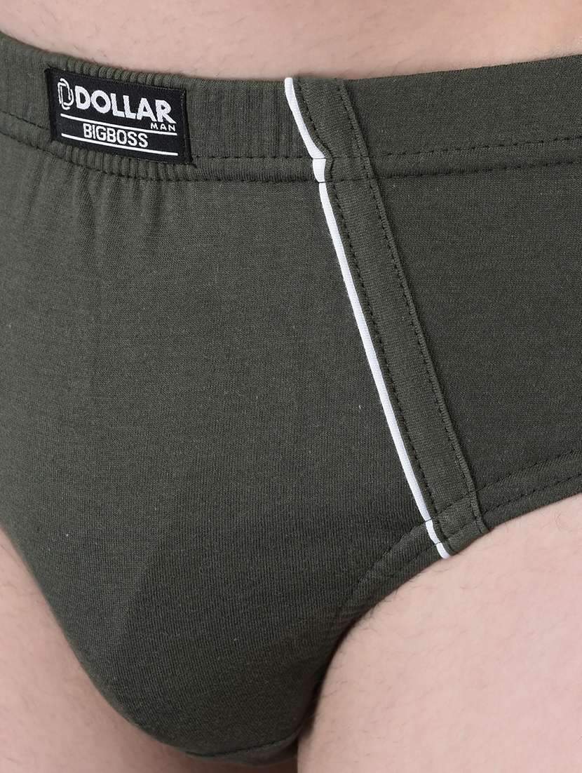 men pack of 5 solid multi colored briefs - 21984097 -  Standard Image - 4