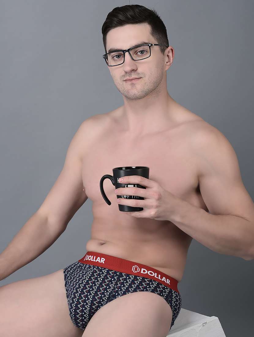 men pack of 3 printed multi colored briefs - 21984125 -  Standard Image - 1