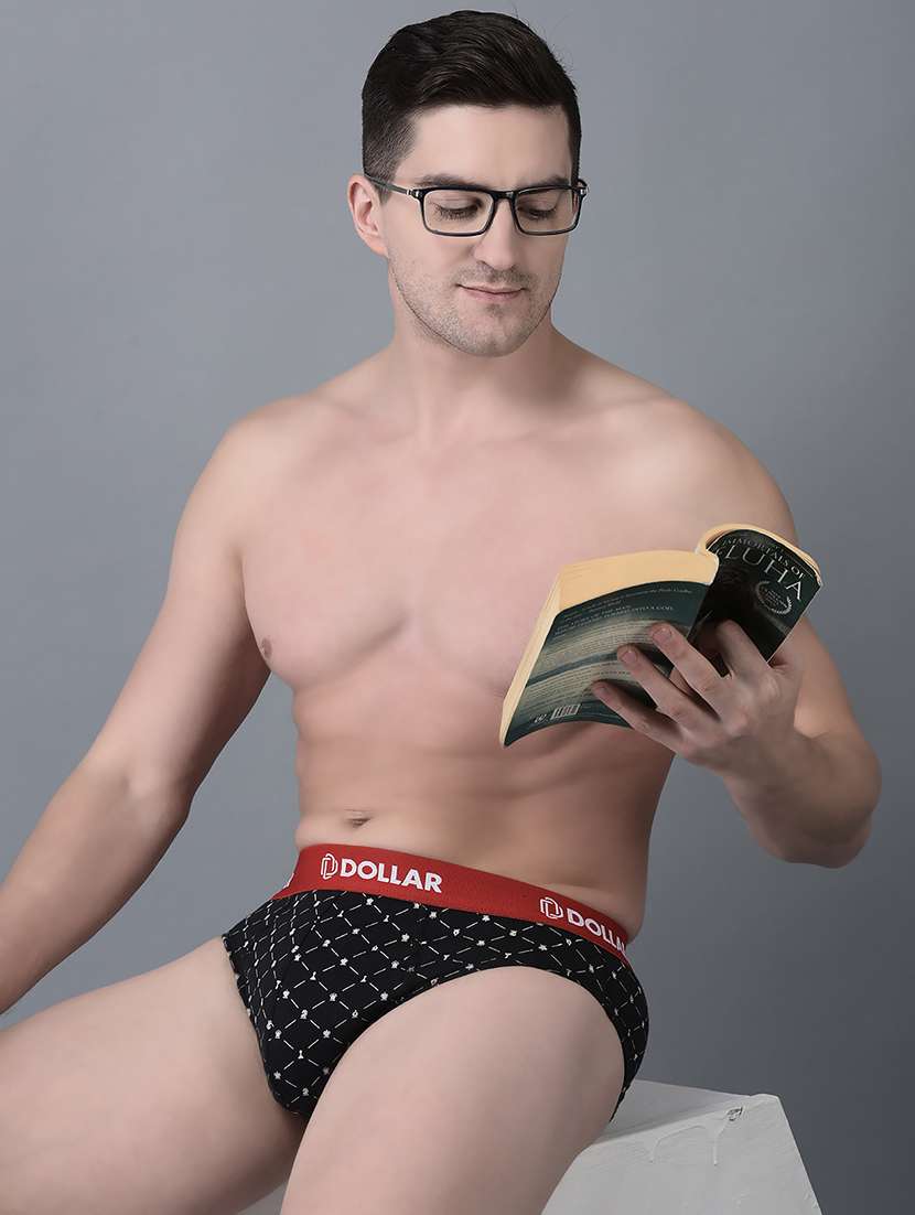 men pack of 3 printed multi colored briefs - 21984126 -  Standard Image - 1