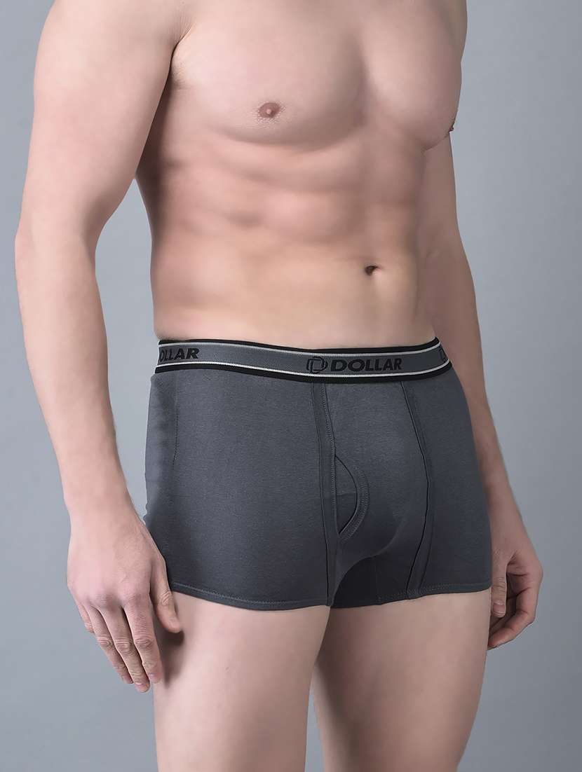 men pack of 5 solid trunk brief - 21984142 -  Standard Image - 1