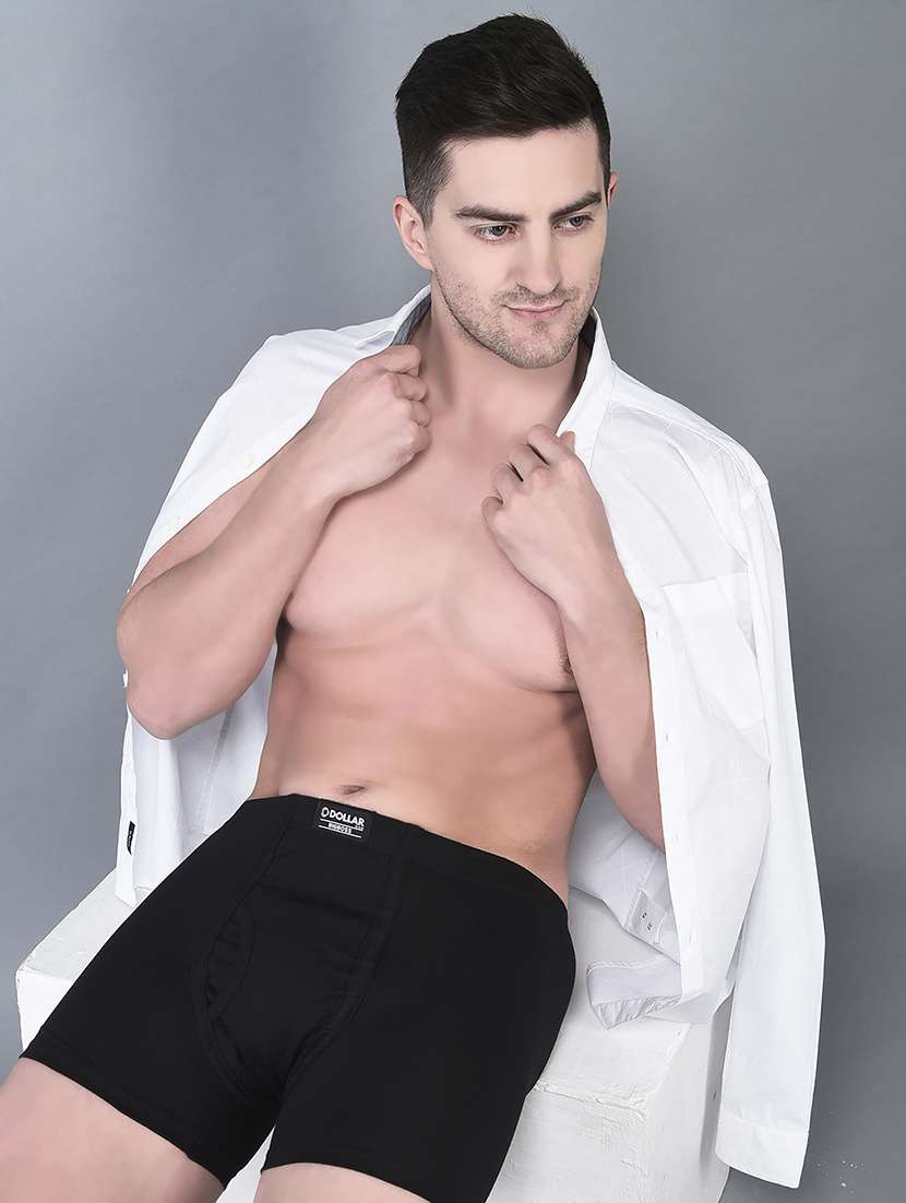 men pack of 3 solid trunk brief - 21984149 -  Standard Image - 1