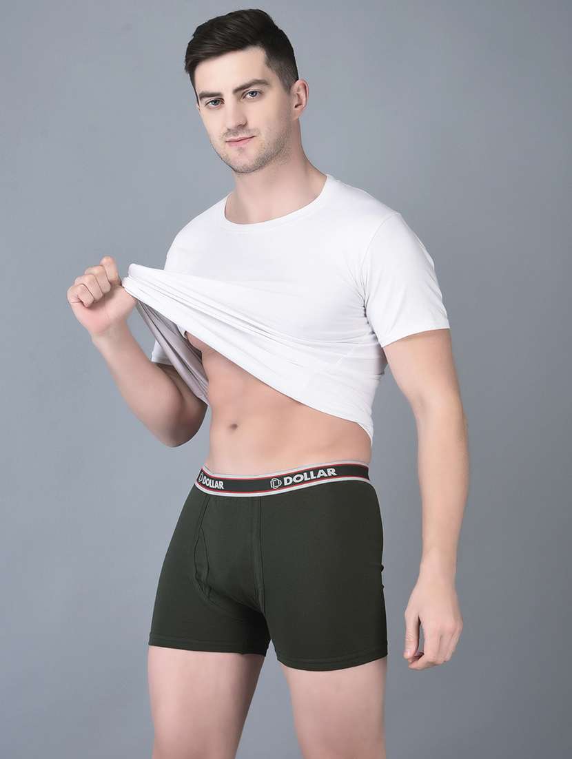 men pack of 5 solid trunk brief - 21984164 -  Standard Image - 1