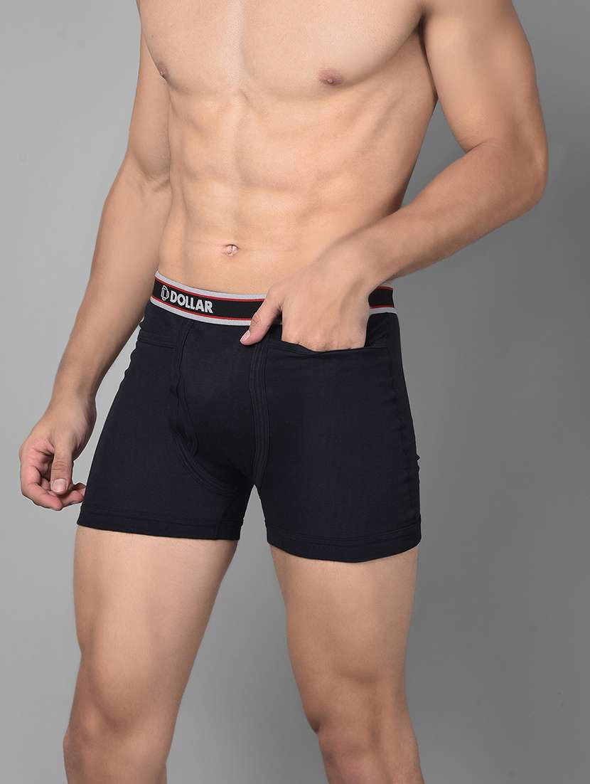 men pack of 5 solid trunk brief - 21984190 -  Standard Image - 1