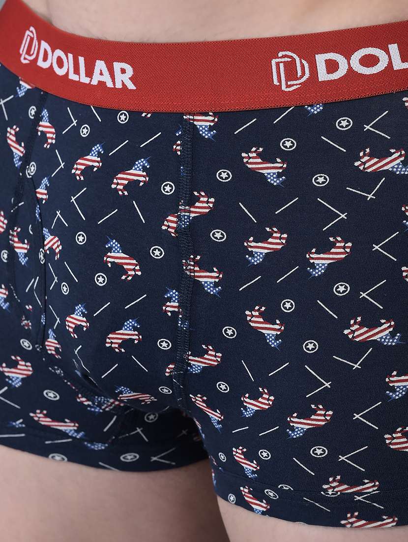 men pack of 3 printed trunk brief - 21984243 -  Standard Image - 4