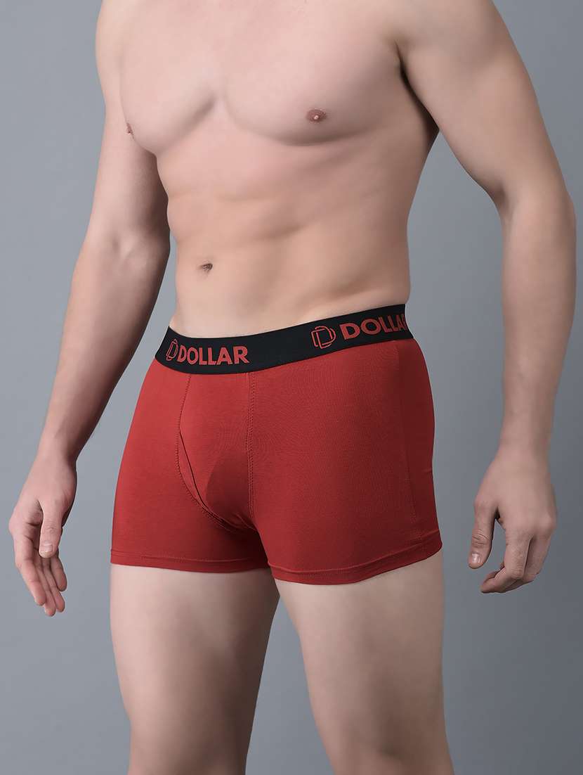 men pack of 7 solid trunk brief - 21984251 - Standard Image - 1