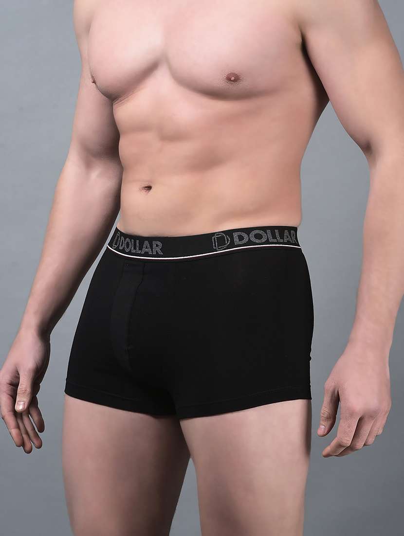men pack of 7 solid trunk brief - 21984286 - Standard Image - 1
