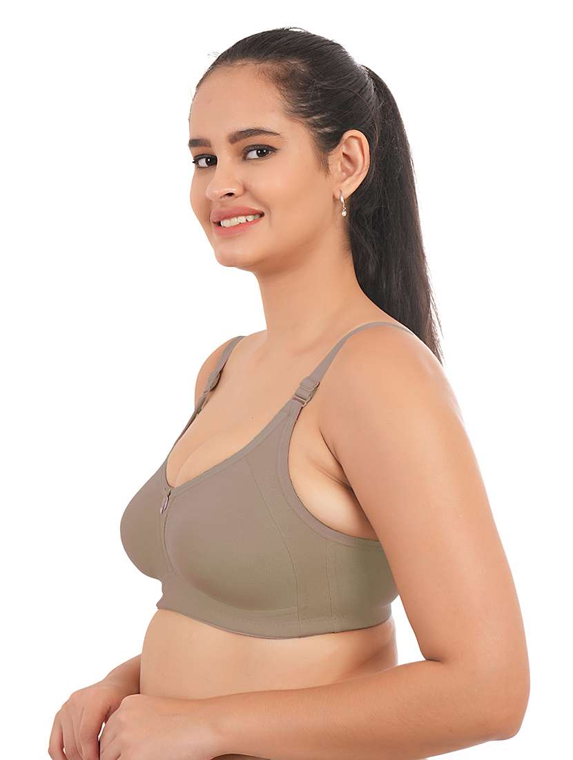 women solid non padded minimizer bra - 21984418 -  Standard Image - 1