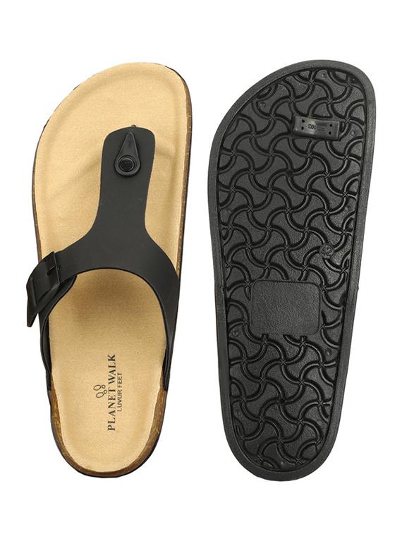 men solid toe separator sandal - 21984424 - Standard Image - 4