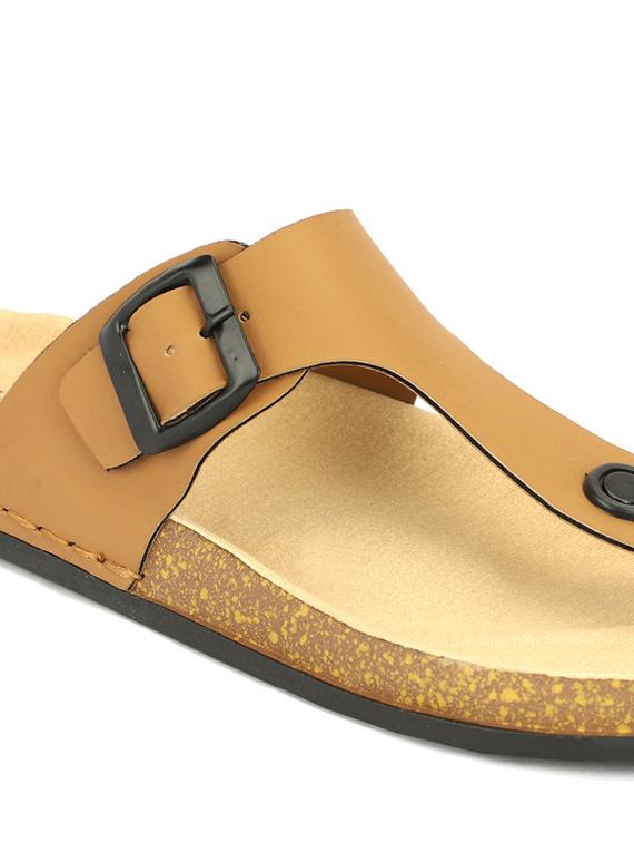 men solid toe separator sandal - 21984427 - Standard Image - 4