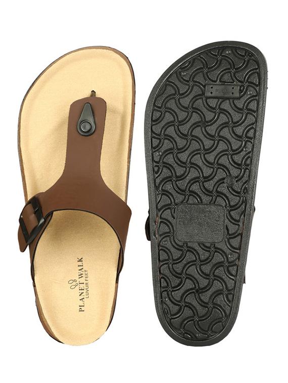 men solid toe separator sandal - 21984428 - Standard Image - 4