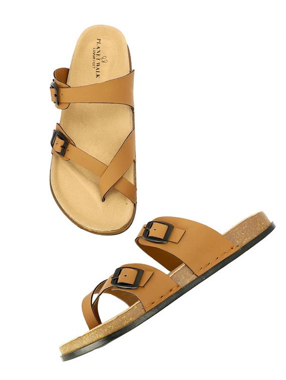 men solid toe separator sandal - 21984448 -  Standard Image - 1