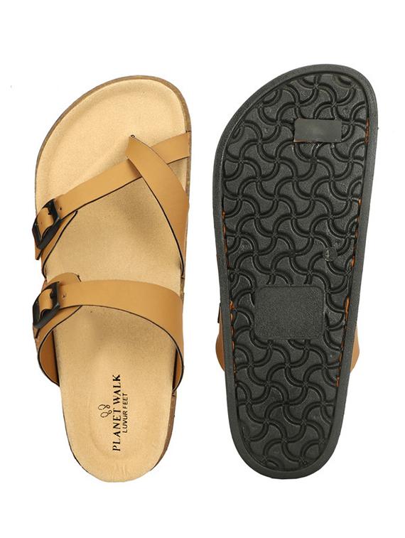 men solid toe separator sandal - 21984448 - Standard Image - 4