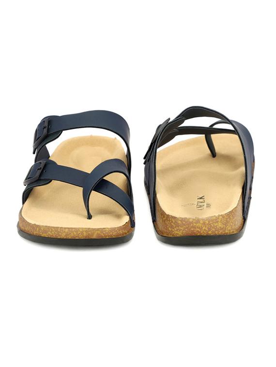 men blue solid one toe sandal - 21984449 - Standard Image - 4