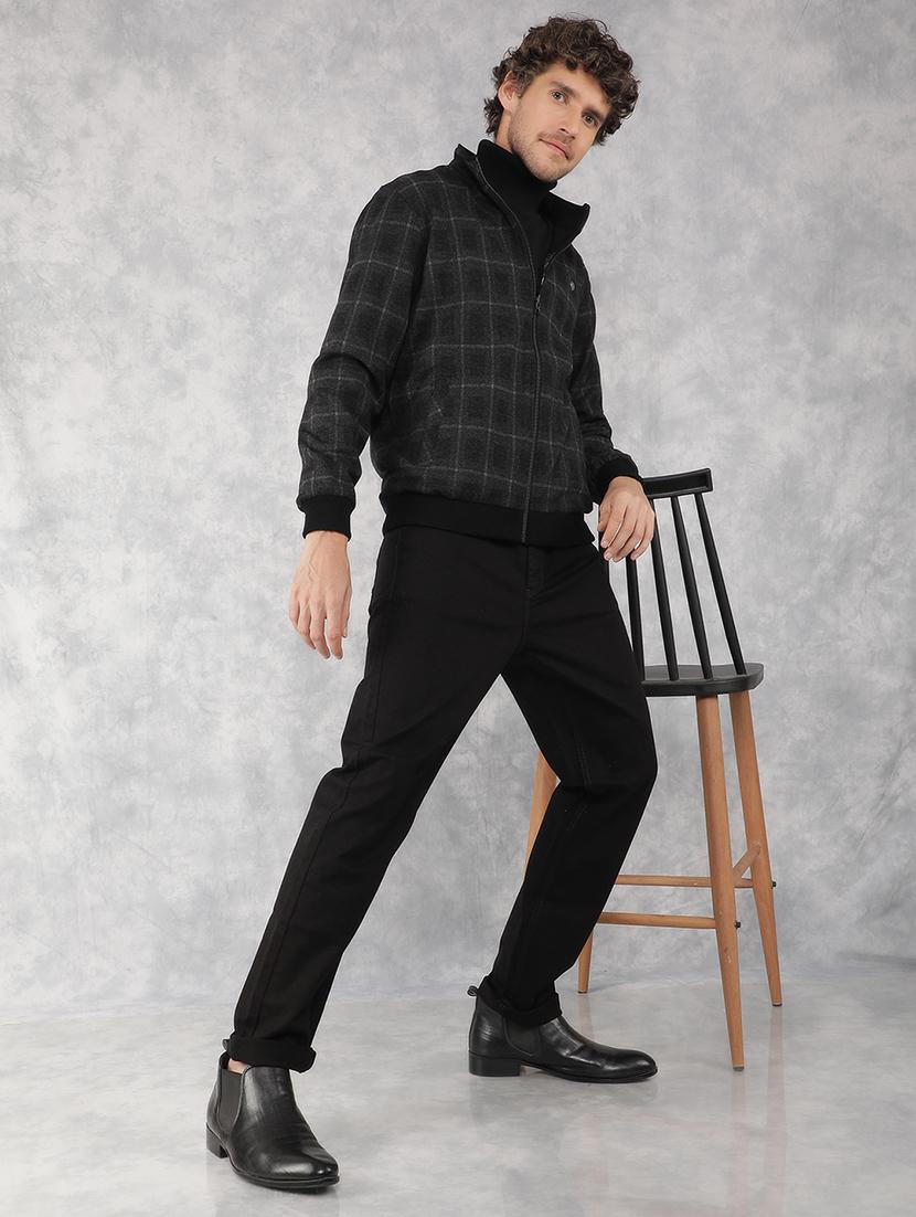 men checkered long sleeve casual jacket - 21984489 - Standard Image - 6