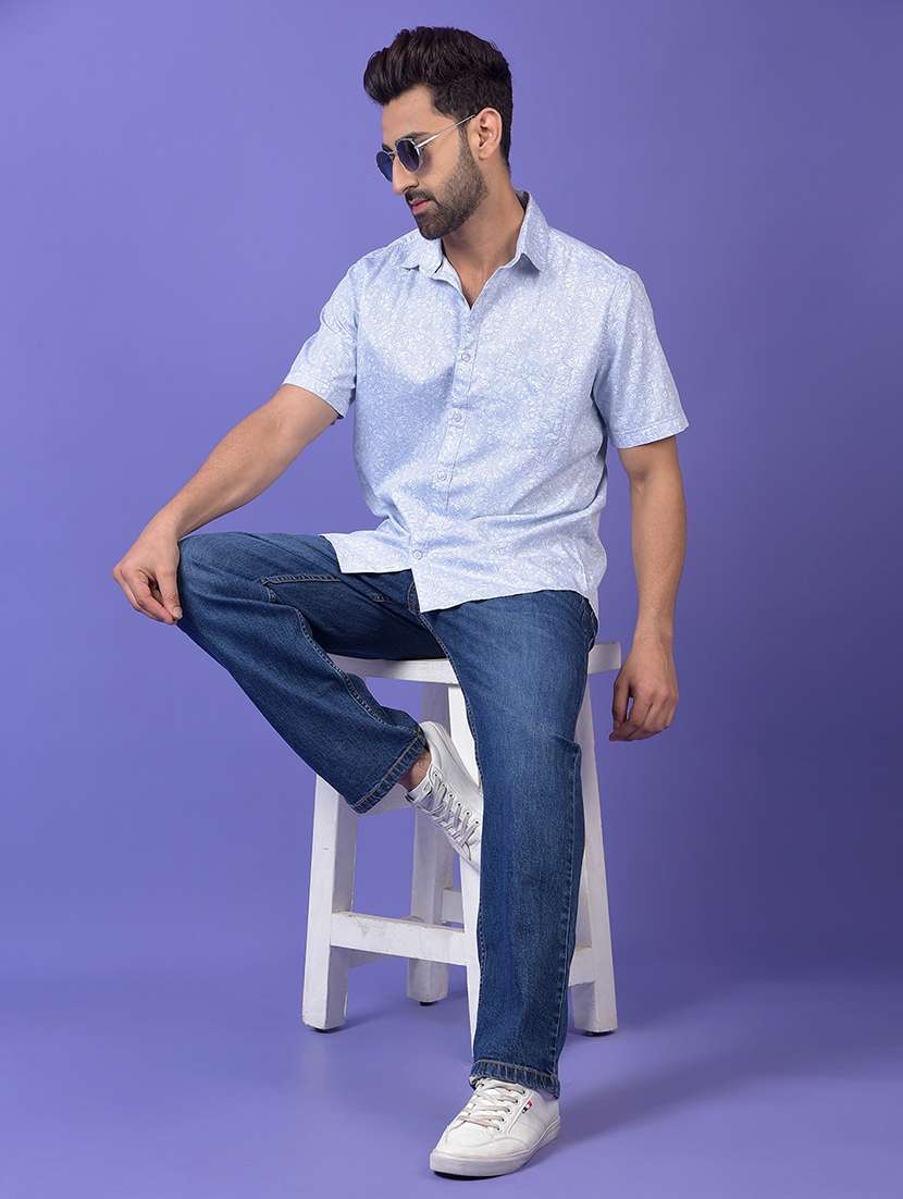 men solid mid rise straight fit jeans - 21984492 -  Standard Image - 6