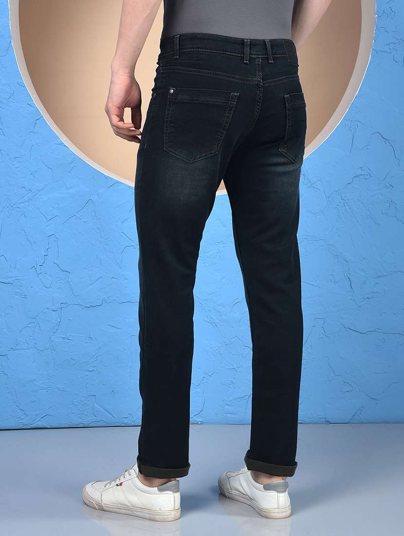 Men Solid Mid Rise Skinny Fit Jeans - 21984502 -  Standard Image - 4
