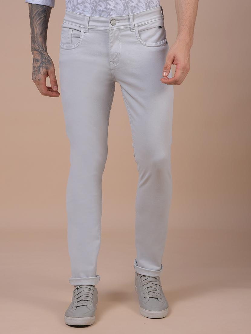 men solid mid rise slim fit jeans - 21984507 -  Zoom Image - 0