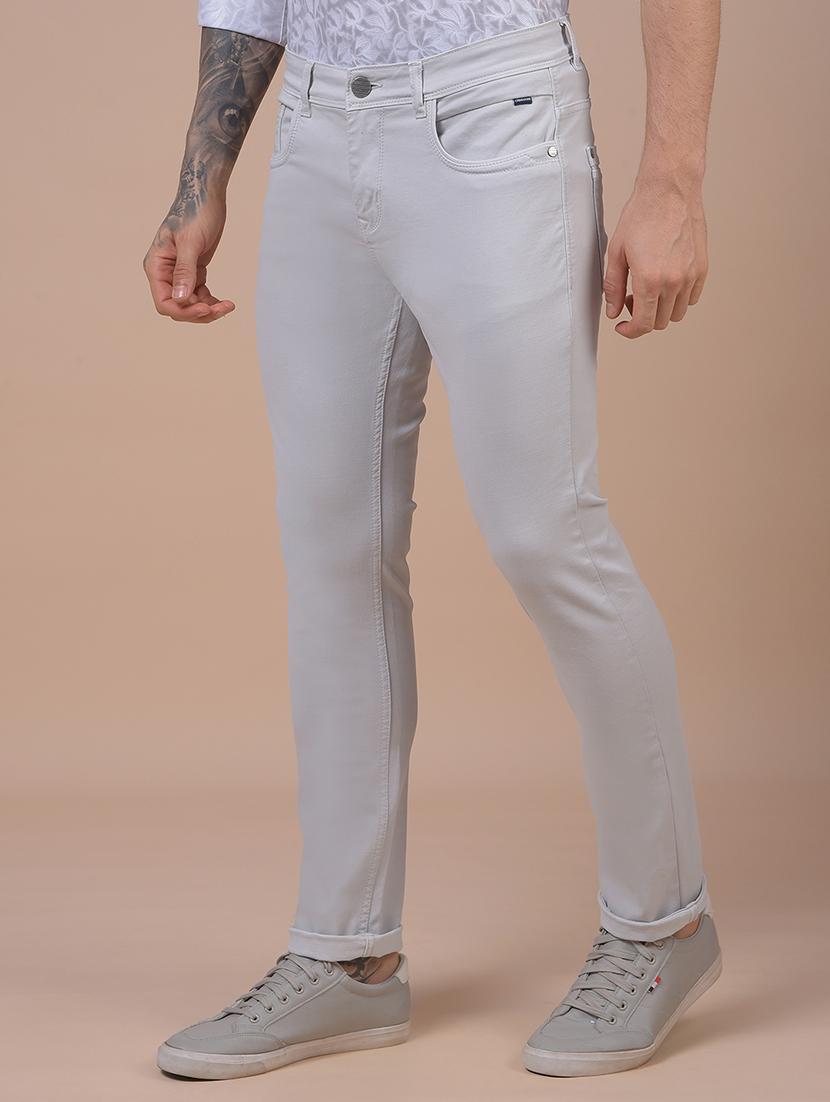 men solid mid rise slim fit jeans - 21984507 -  Standard Image - 1