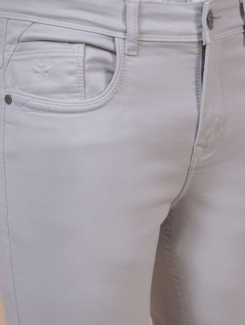 men solid mid rise slim fit jeans - 21984507 -  Standard Image - 1