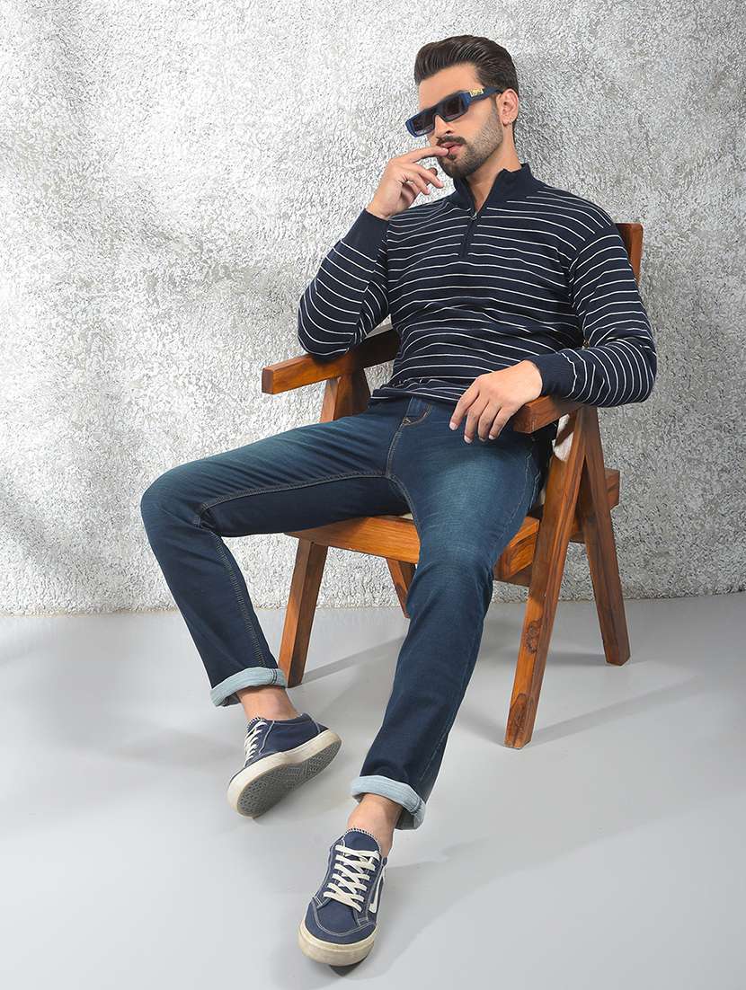 men solid mid rise skinny fit jeans - 21984513 -  Standard Image - 4