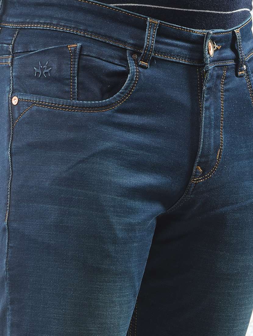 men solid mid rise skinny fit jeans - 21984513 -  Standard Image - 6