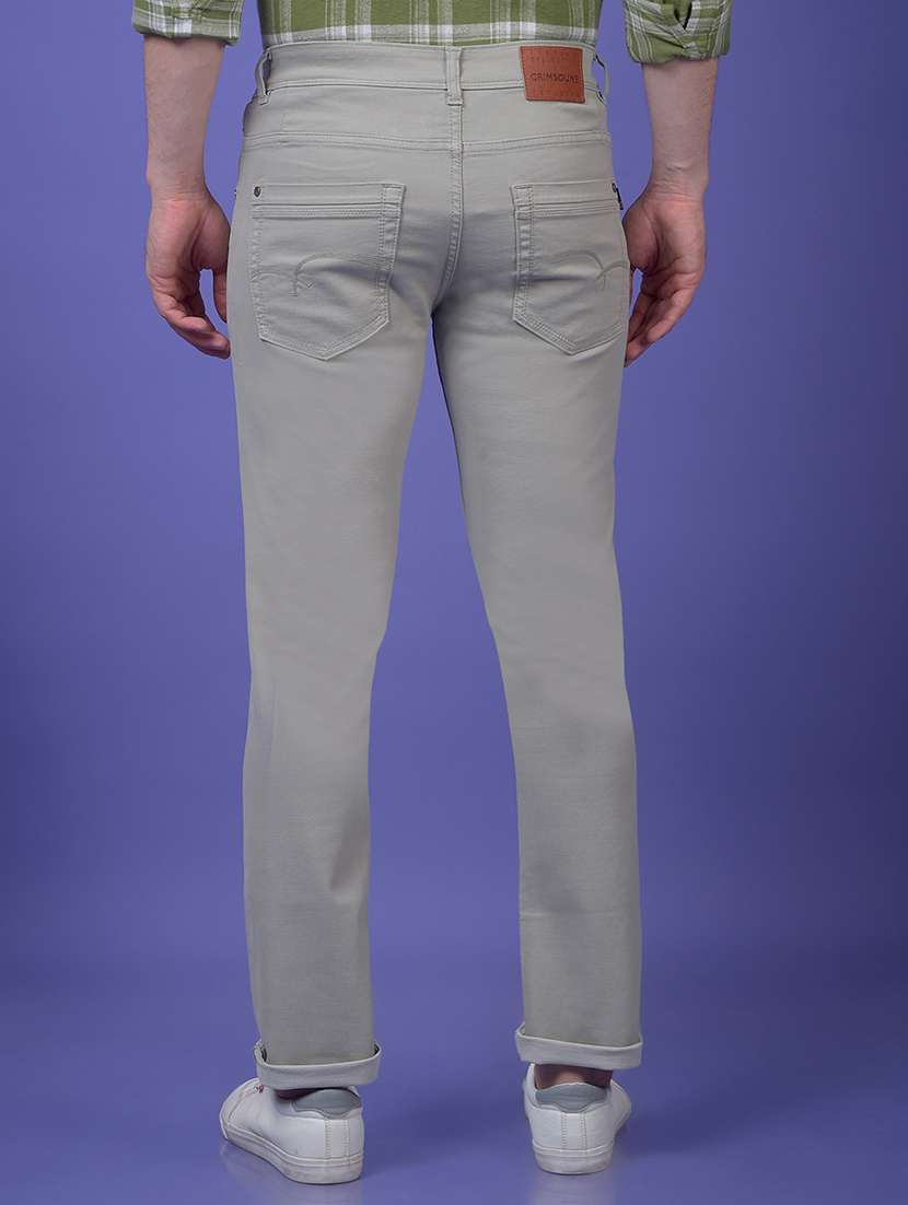 men solid mid rise slim fit jeans - 21984521 -  Standard Image - 4