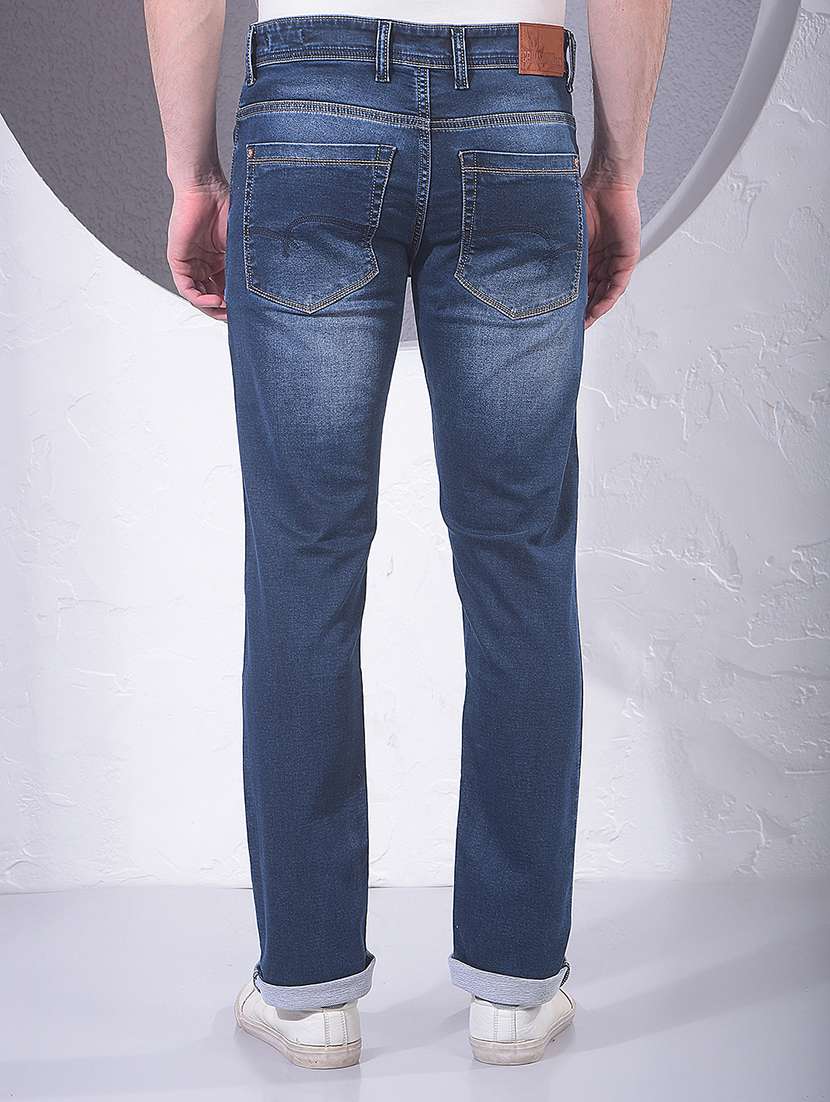 men solid mid rise slim fit jeans - 21984527 -  Standard Image - 4