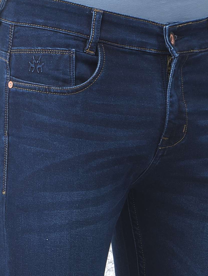 men solid mid rise slim fit jeans - 21984530 -  Standard Image - 6