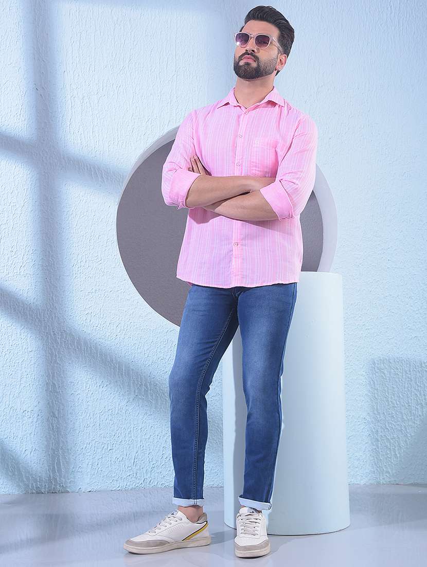 men solid mid rise slim fit jeans - 21984531 -  Standard Image - 6