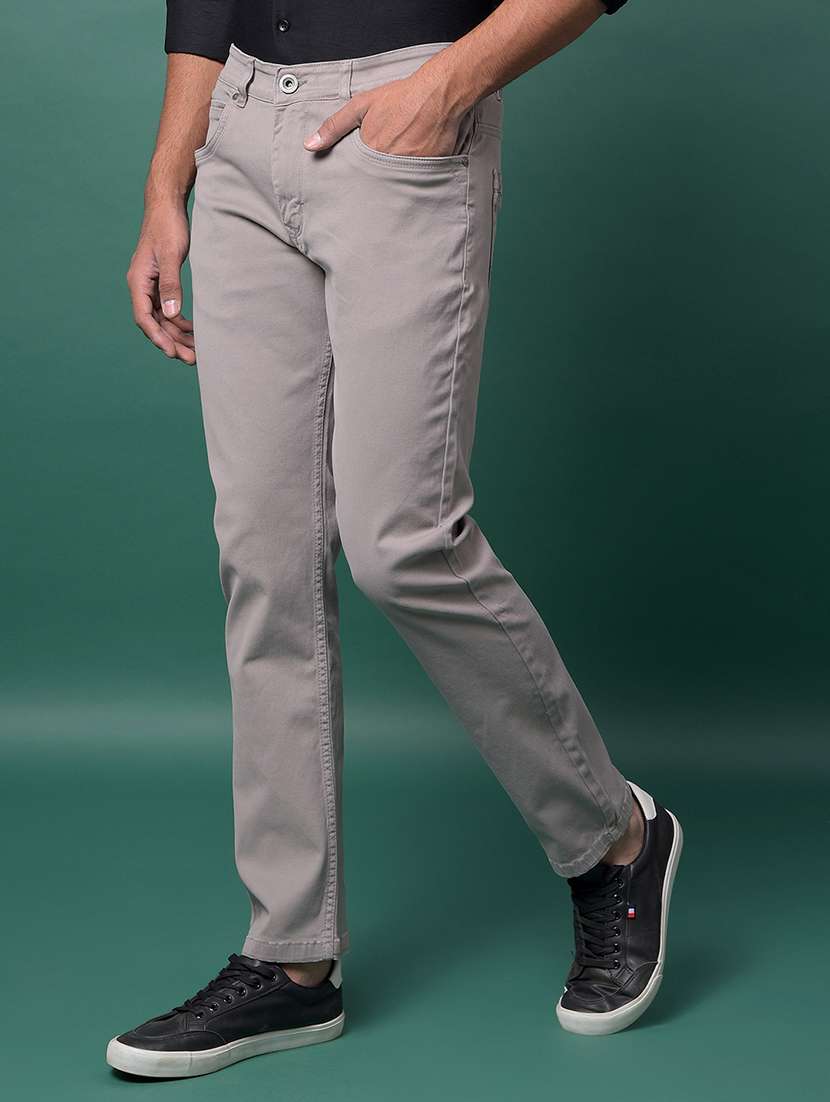men solid mid rise slim fit jeans - 21984534 -  Standard Image - 1