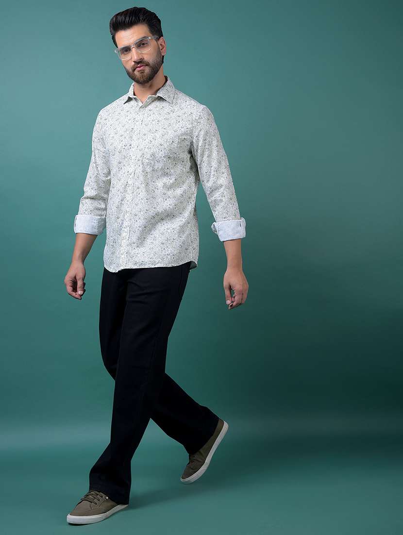 men solid mid rise baggy jeans - 21984536 - Standard Image - 4