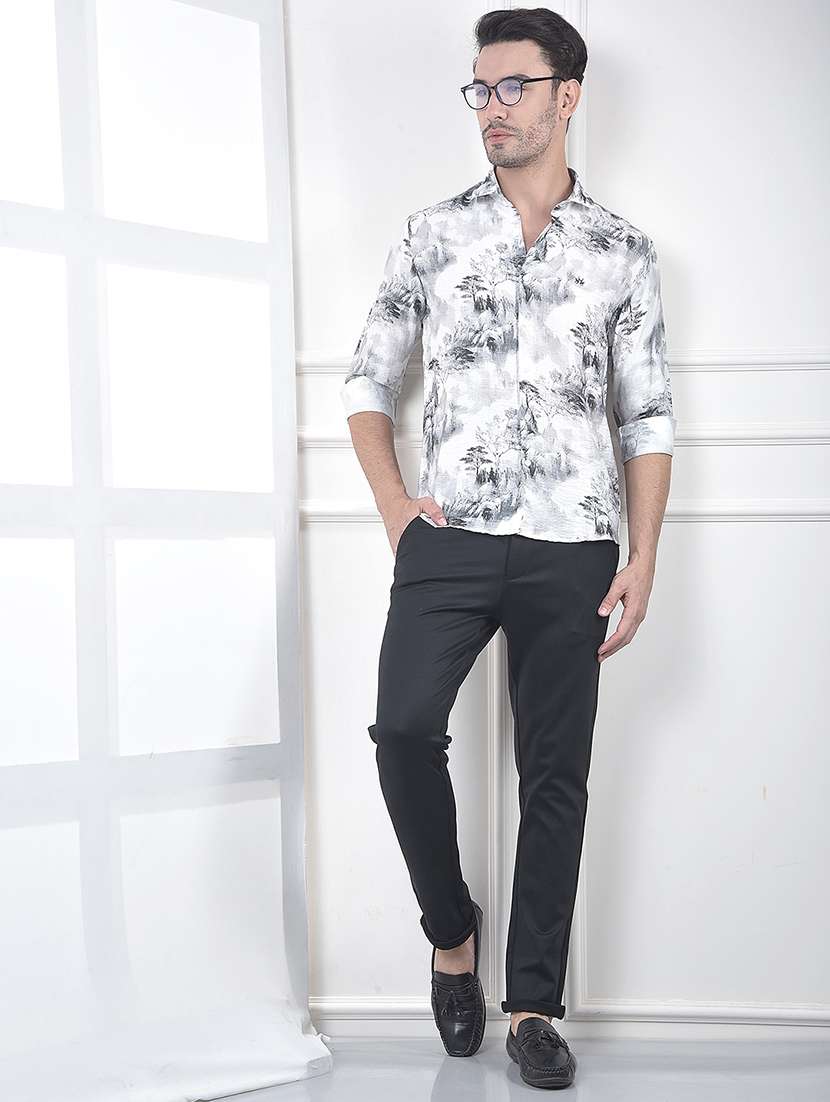 grey nylon casual shirt - 21984621 -  Standard Image - 4