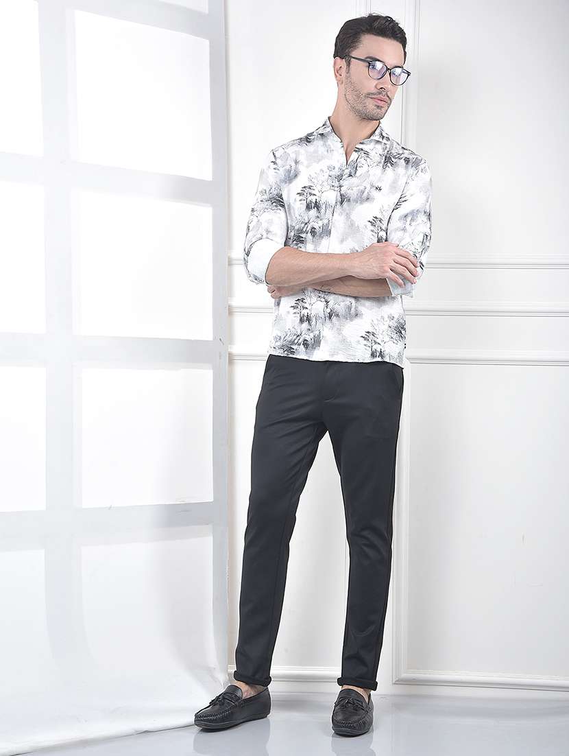 grey nylon casual shirt - 21984621 -  Standard Image - 6